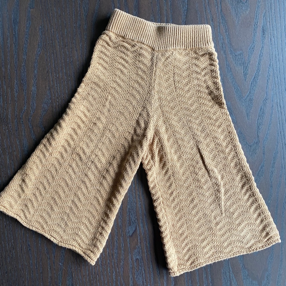 The Simple Folk knit wide leg pant.